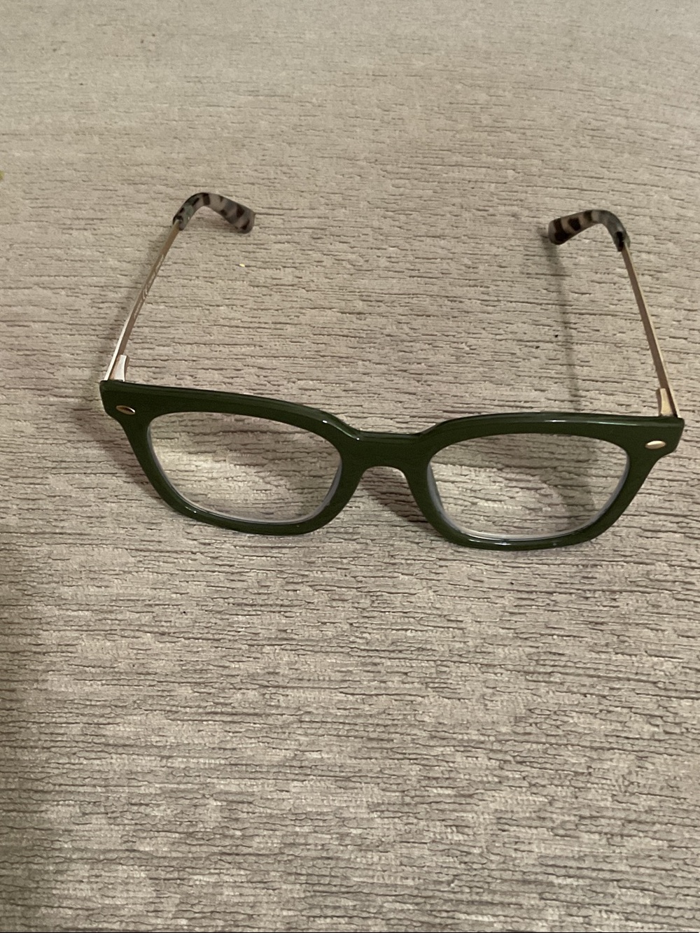Women’s Green Rectangle Fashion Glasses